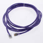 Leviton 5EPC-10V Violet Cat5e 10ft Ethernet Cable Patch Cord Network White Boot