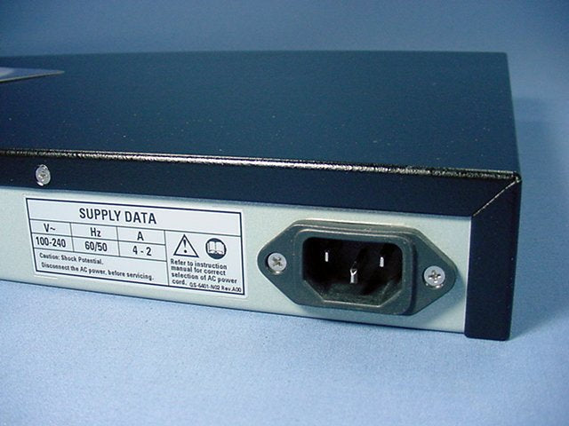 Leviton 100-M3006-1UB Black Power Over Ethernet Midspan 6 Port Managed Panel PoE