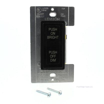 Leviton 10000-RE Black MicroDim Multi-Location Remote Dimmer Switch No-Preset