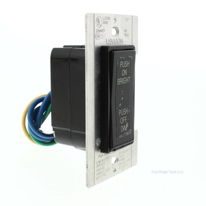 Leviton 10000-RE Black MicroDim Multi-Location Remote Dimmer Switch No-Preset