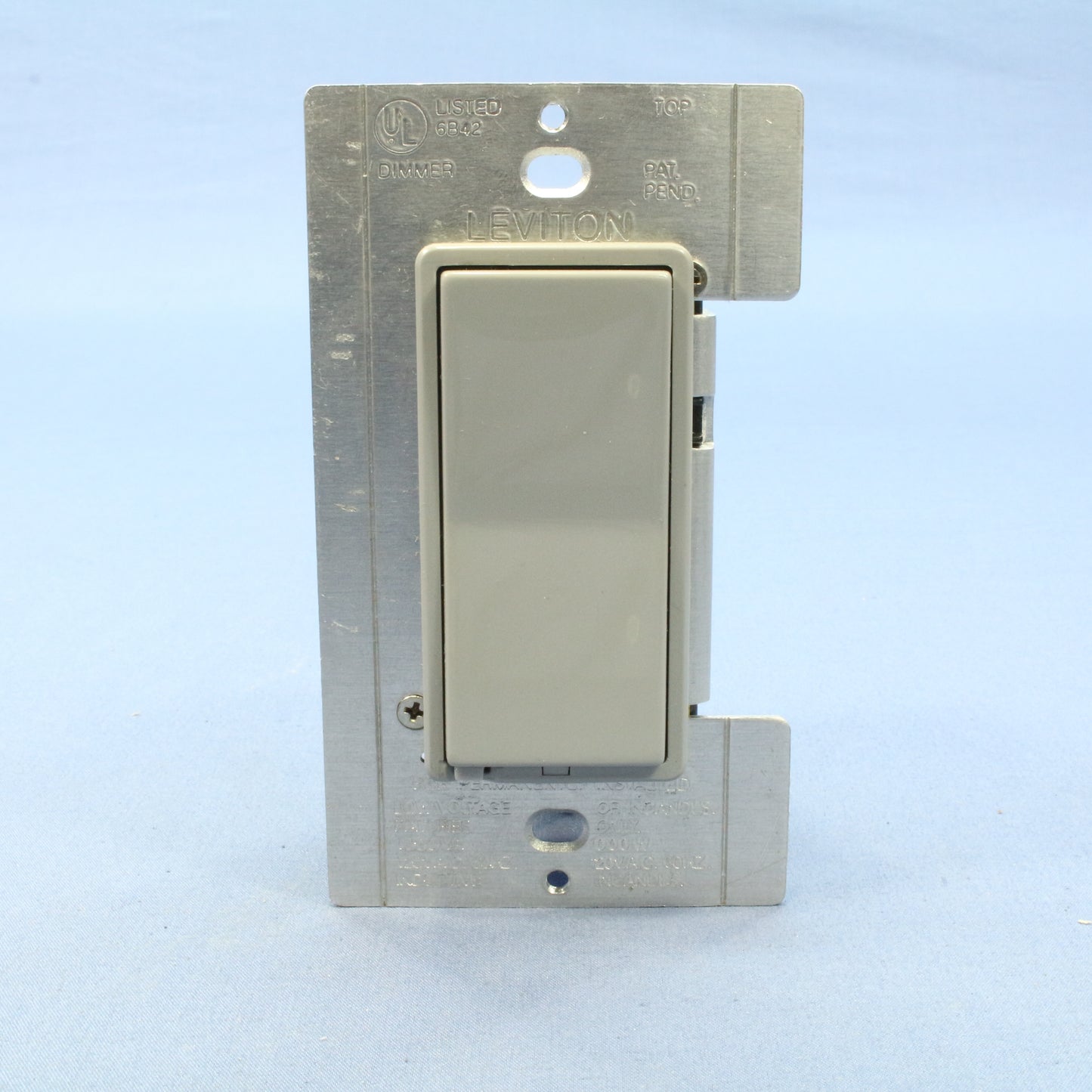 Leviton 10000-RGY Gray MicroDim Multi-Location Remote Dimmer Switch No-Preset