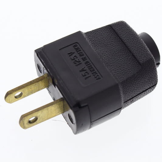Leviton 101-P Brown 15A Polarized Lamp Plugs Nema 1-15P 125V 2-POLE 2-WIRE Bulk