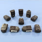 10 Leviton Brown Straight Blade Polarized Connector Plugs NEMA 1-15 15A 125V 102