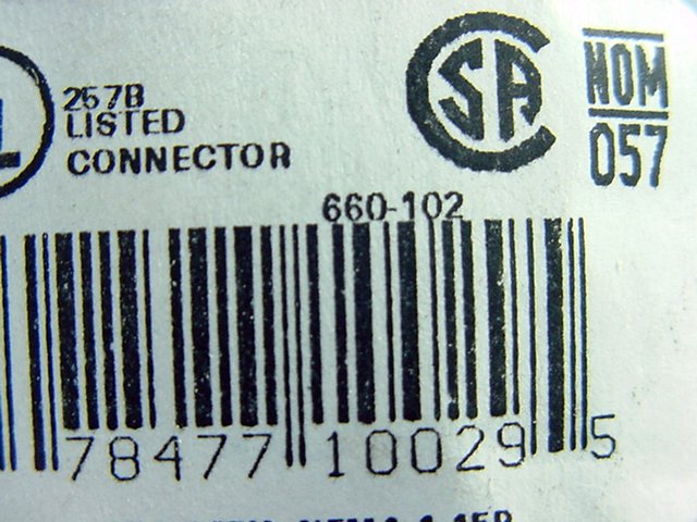 Leviton 102-66 Brown 15A 1-15 Straight Blade Connector Plug Nema 1-15R 125V