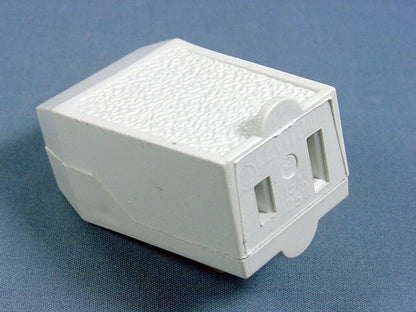 Leviton 102-662-W White 15A Straight Blade Connector Plug Nema 1-15R 125V