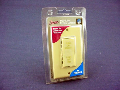 Leviton 10601-I Ivory Multi-Way On/Off Dimmer Switch MicroDim 600W Incandescent
