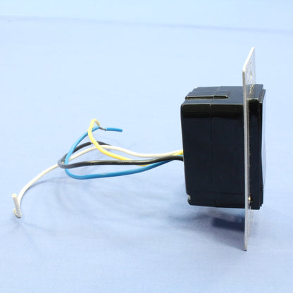 Leviton 10671-PE Black Dimmer Switch MicroDim Preset 3-Key 600W Incandescent