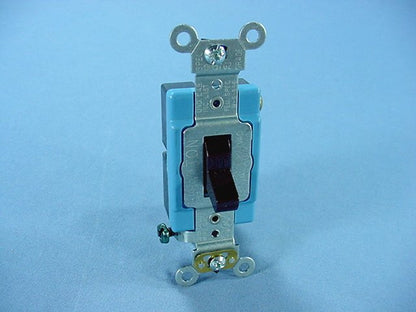 Leviton 1101-2 Brown Industrial Grade S.P Toggle Wall Light Switch 15A Boxed