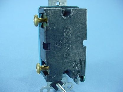 Leviton 1101-2 Brown Industrial Grade S.P Toggle Wall Light Switch 15A Boxed