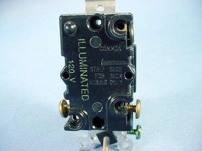 Leviton 1101-2I Ivory Industrial Toggle Wall Light Switch Single Pole 15A Bulk