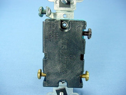 Leviton 1103-2 Brown Industrial Grade 3-Way Toggle Light Switch 15A 120/277V