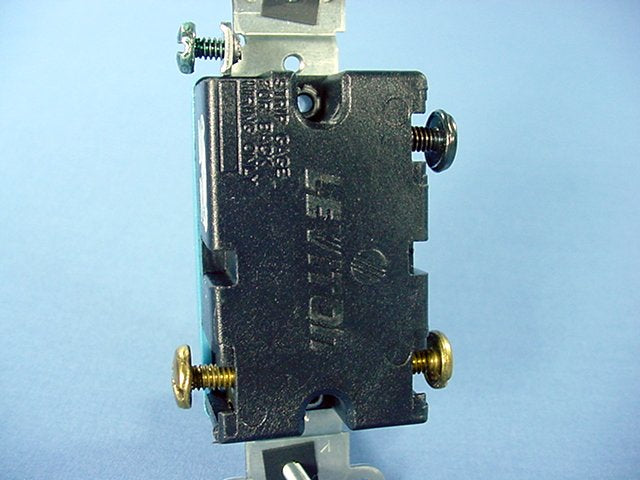 Leviton 1103-2GY Gray Industrial Grade Toggle Wall Light Switch 3-Way 15A Boxed