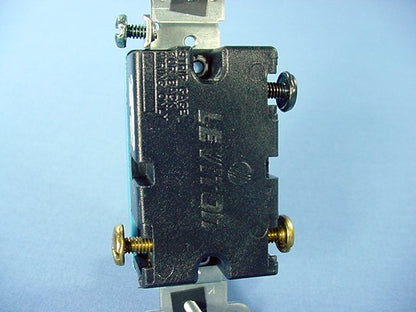Leviton 1103-2GY Gray Industrial Grade Toggle Wall Light Switch 3-Way 15A Boxed