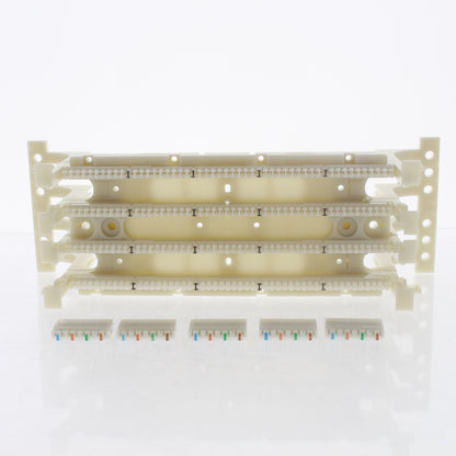 Leviton 110C4-100 100 Pair Phone Wiring Base 110-Type Mount Patch Block w/ Legs