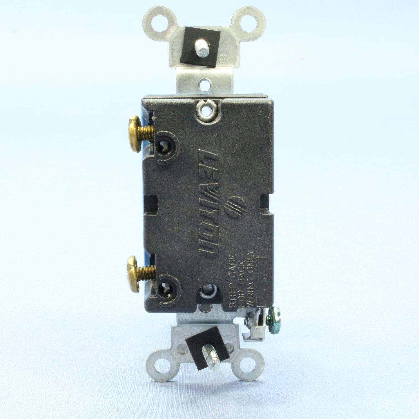 Leviton 1201-2I Ivory Industrial Toggle Wall Light Switch Single Pole 15A Bulk