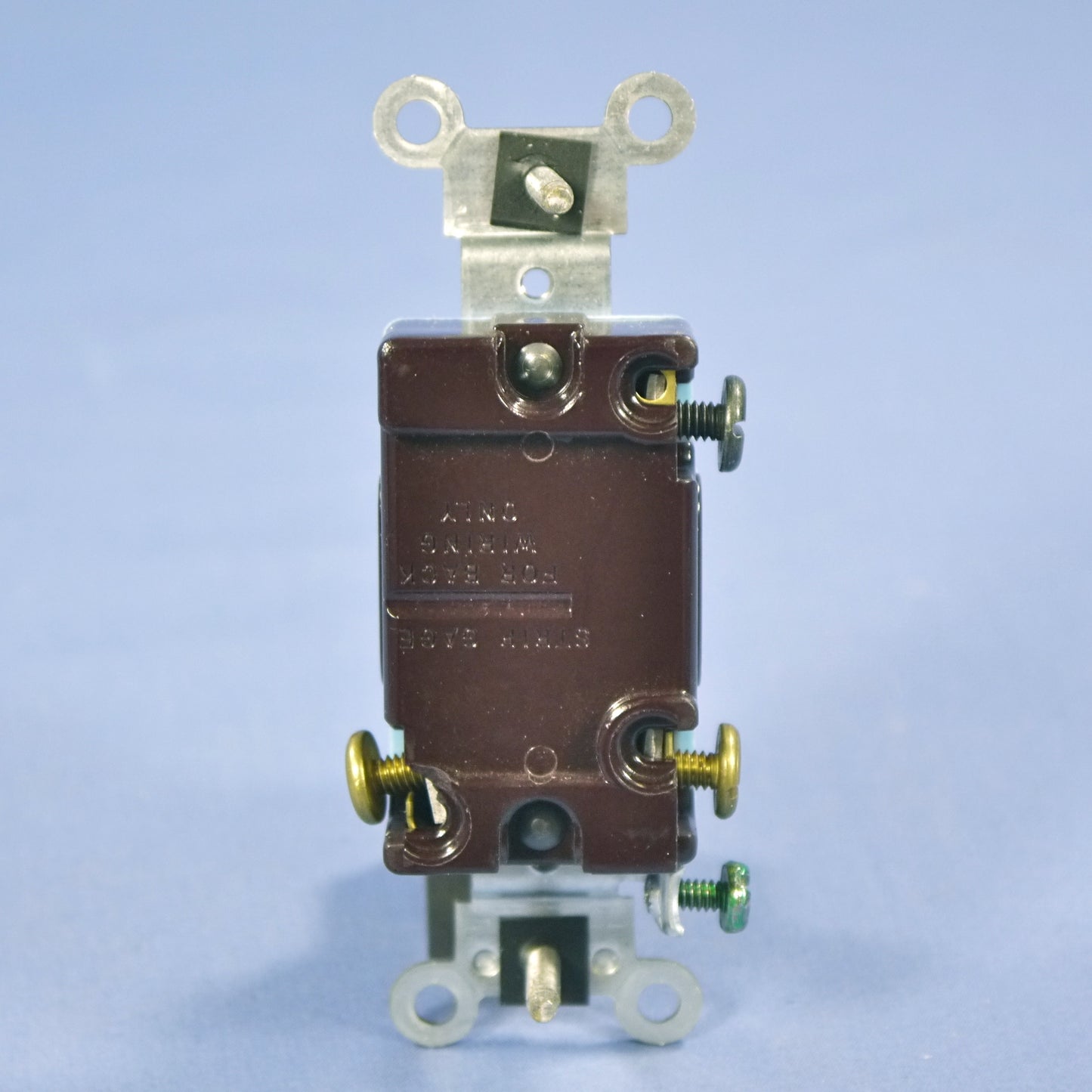 Leviton 1203-2 Brown Industrial Toggle Wall Light Switch 3-Way 15A Boxed