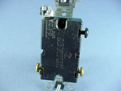 Leviton 1203-2 Brown Industrial Grade Toggle Wall Light Switch 3-Way 15A Bulk