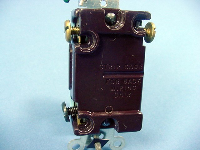 Leviton 1203-2I Ivory Industrial Grade Toggle Wall Light Switch 3-Way 15A Bulk