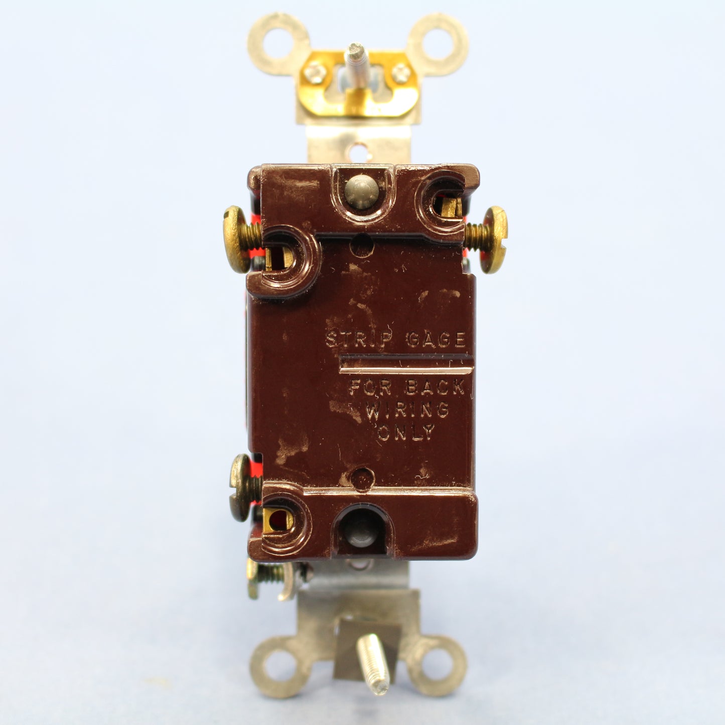 Leviton 1223-2 Brown 3-Way Toggle Light Switch 20A Industrial Grade Boxed