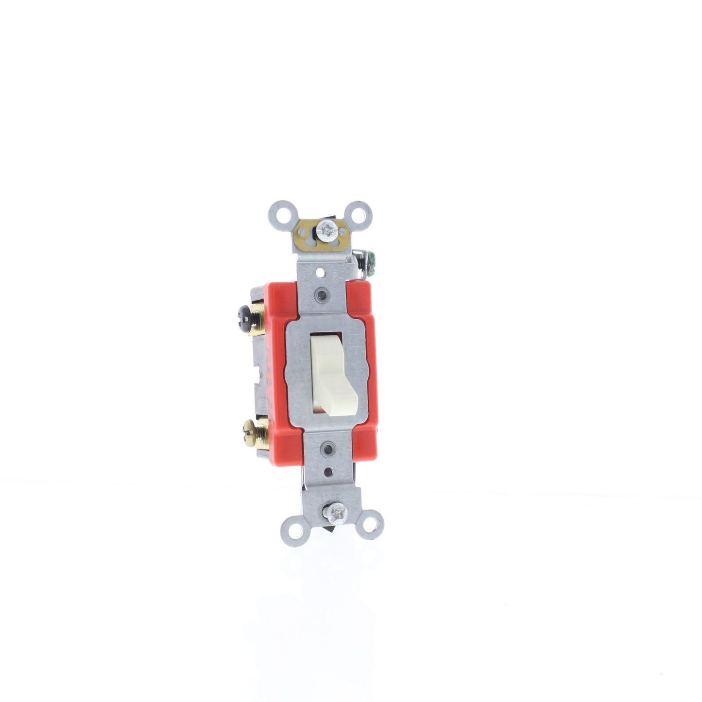 Leviton Almond Industrial Grade 3-Way Toggle Wall Light Switch 20A Bulk 1223-2A