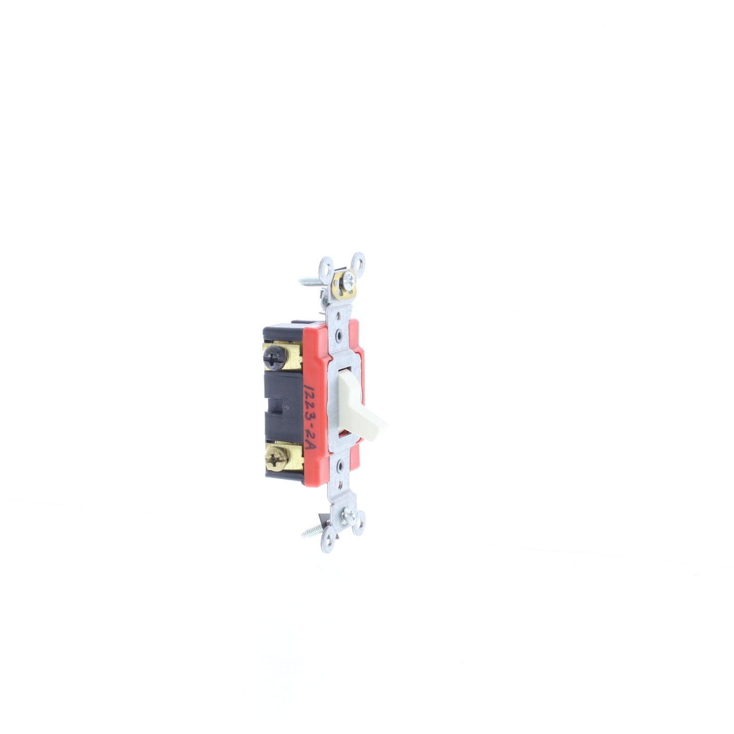 Leviton Almond Industrial Grade 3-Way Toggle Wall Light Switch 20A Bulk 1223-2A