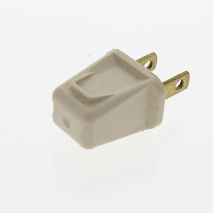 Leviton Residential Straight Blade Connector Plug 1-15P Non-Polarized 10A 123-I