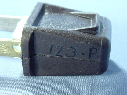 Leviton 123 Brown 2-Prong Straight Blade Plug Polarized 10A Non-Grounding 125V