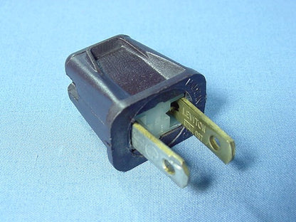 Leviton 123 Brown 2-Prong Straight Blade Plug Polarized 10A Non-Grounding 125V