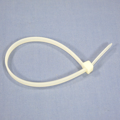 20 Leviton White Organizing Fastening Plastic 8" Cable Zip Wire Ties Nylon 12540