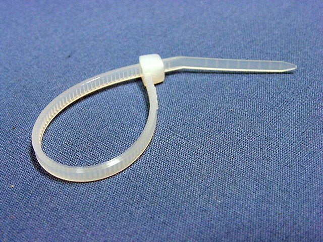 Leviton 12540-4WH Organizing Fastening Plastic 4" Cable Zip Wire Tie Nylon 10pcs