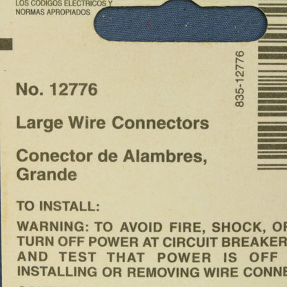 10 Leviton Red Large Size Twist-on Wire Connectors for 18-8 Gauge Wire 12776