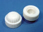2 Leviton Replacement White Lock-Up Knobs for Securing Lamp Shade to Harp 12781