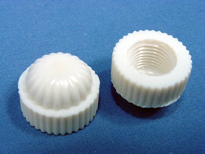 10 Leviton White Lock-Up Knobs for Securing Table Top Lamp Shade to Harp 12781