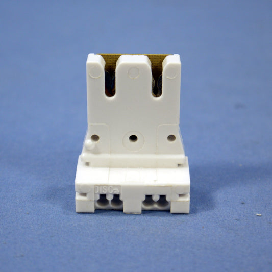 Leviton Fluorescent Lampholder T-8 T-12 Medium Bi-Pin Light Socket Bulk 13150-D5