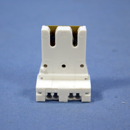 Leviton Fluorescent Lampholder T-8 T-12 Medium Bi-Pin Light Socket Bulk 13150-D5