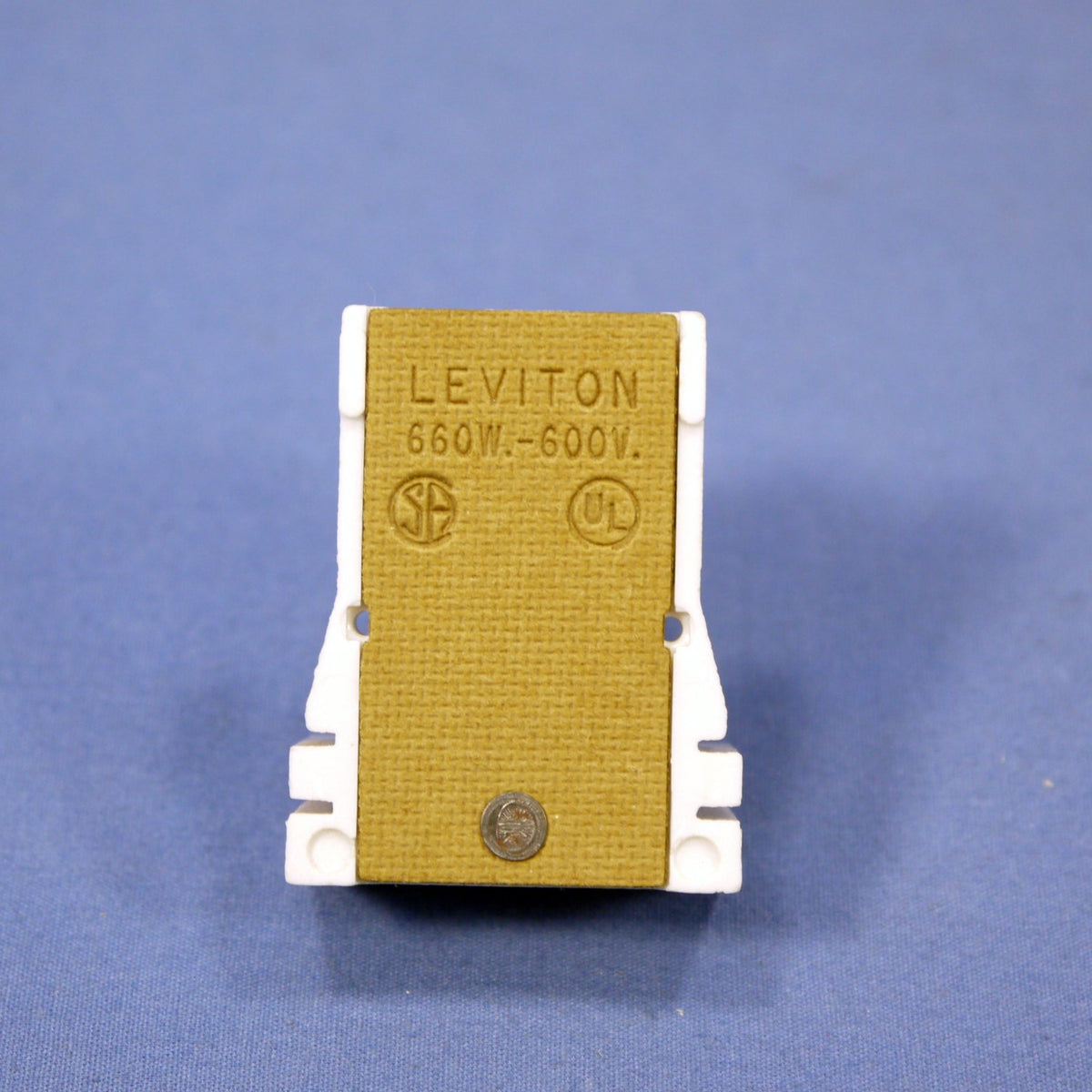 Leviton Fluorescent Lampholder T-8 T-12 Medium Bi-Pin Light Socket Bulk 13150-D5