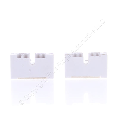 2-Pack Leviton Fluorescent Lamp Holder Light Socket G13 Base T8 T12 Medium 13351