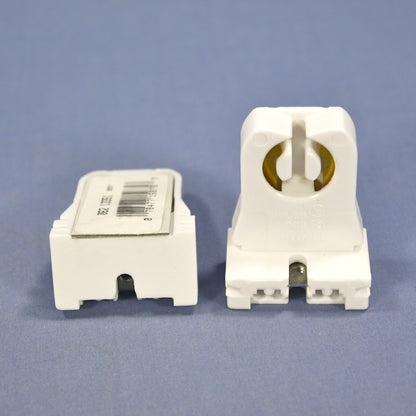 5 Leviton Fluorescent Lamp Holders T-8 T-12 Light Socket G13 Base 660W 13351-N