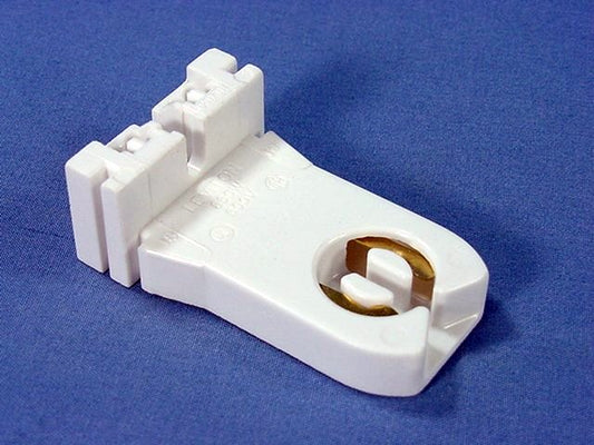 Leviton 13357 White Fluorescent Lampholder G13 T8 T12 Medium Bi-Pin Tall Profile