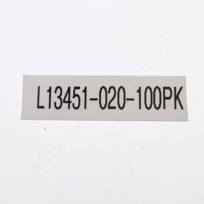 100 Leviton Panel Mount Fluorescent Lampholder Light Sockets G13 T8 Bi-Pin 13451