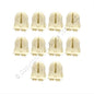 10 Leviton Fluorescent Lamp Holders Light Socket T-8 T8 Low Profile Bi-Pin 13652
