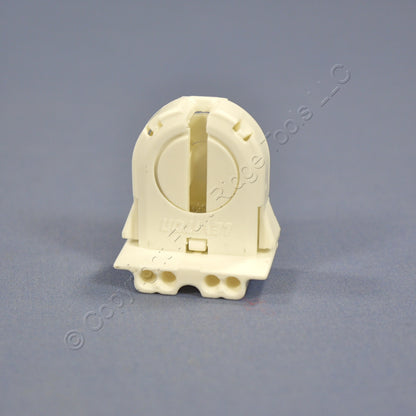 10 Leviton Fluorescent Lamp Holders Light Socket T-8 T8 Low Profile Bi-Pin 13652