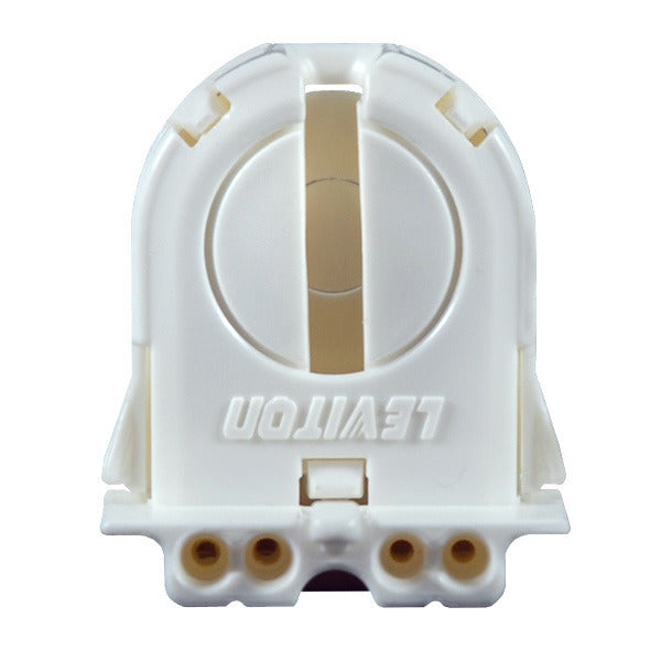 Leviton 13652-WNP Fluorescent Low Profile Bi-Pin Lamp Holder Light SocketT-8 T8