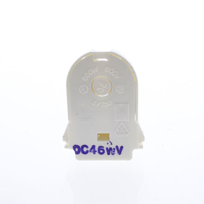 Leviton 13653-WWP Fluorescent Lamp Holder Light Socket Bi-Pin Wide Fin T8 T12