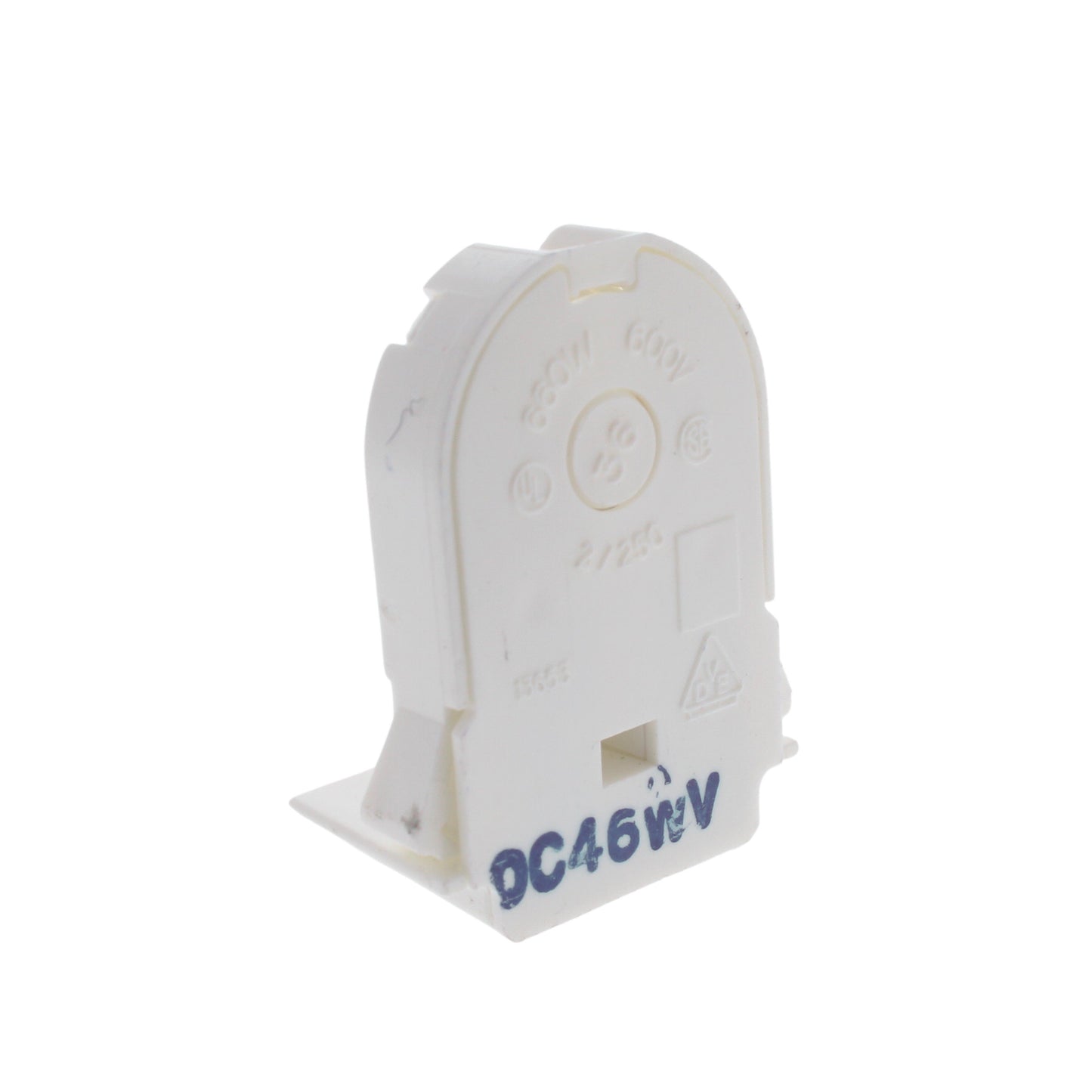 Leviton 13653-WWP Fluorescent Lamp Holder Light Socket Bi-Pin Wide Fin T8 T12