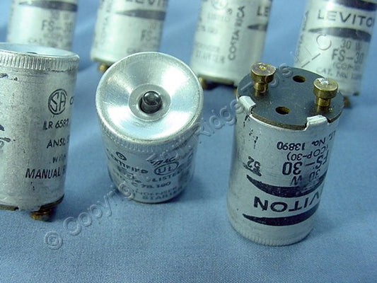 10 Leviton Flourescent Light Starters FS-30 COP-30 30W Lamp FS30 COP30 13890