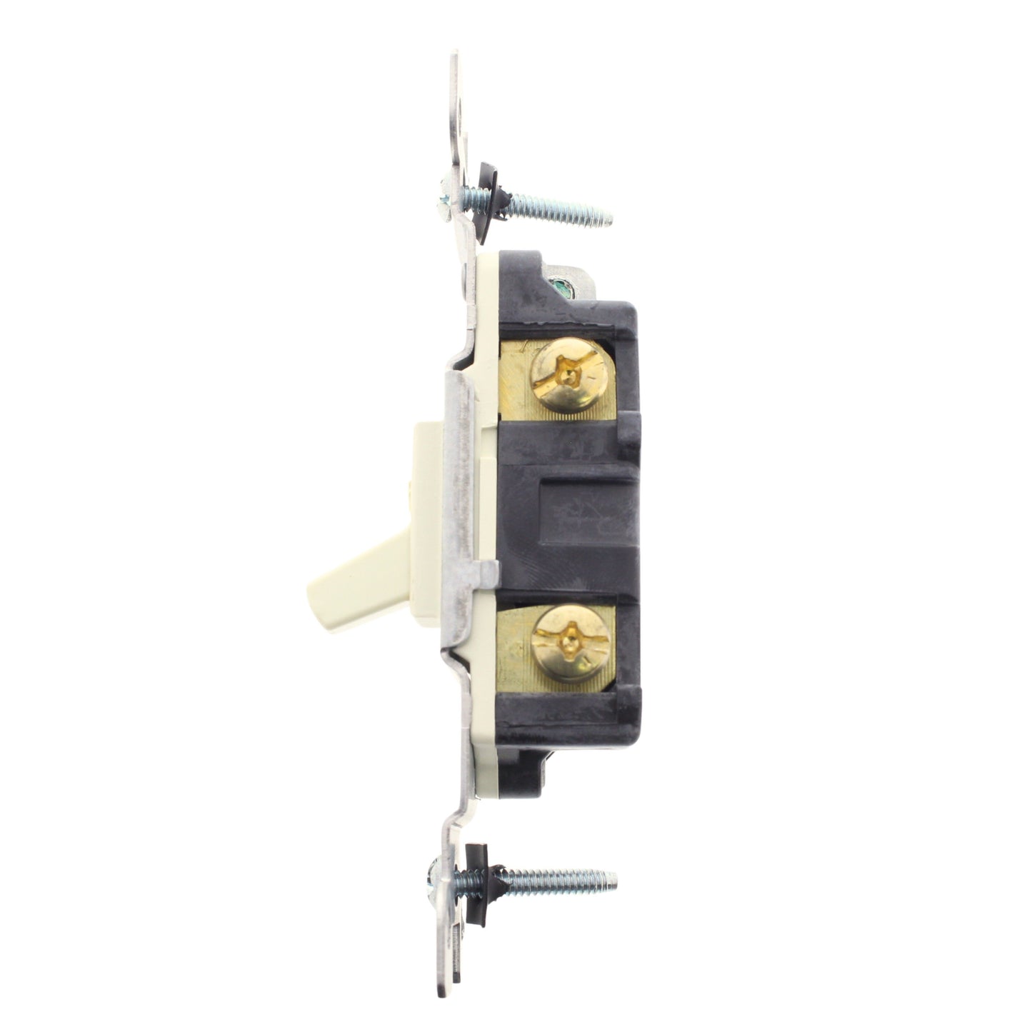 Leviton 1451-2AM Almond Residential Single Pole Toggle Light Switches 15A 10pcs