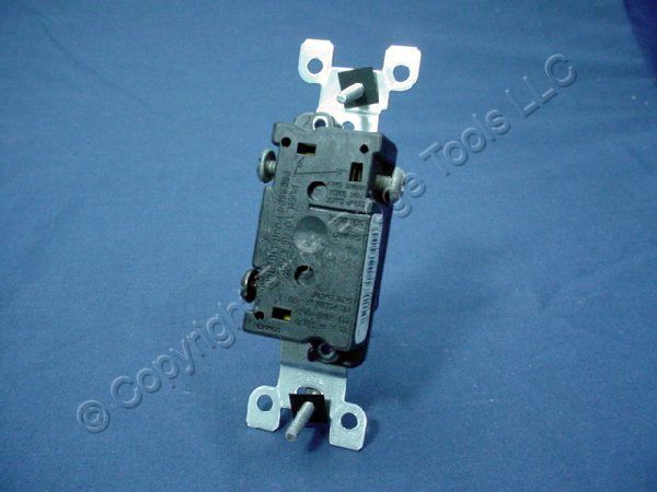 Leviton Brown Residential 3-Way Framed Toggle Wall Light Switch 15A 120V 1453