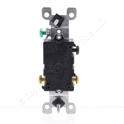 Leviton 1453-2TM Light Almond 3-Way Toggle Switches 15A 120V 6-Pack