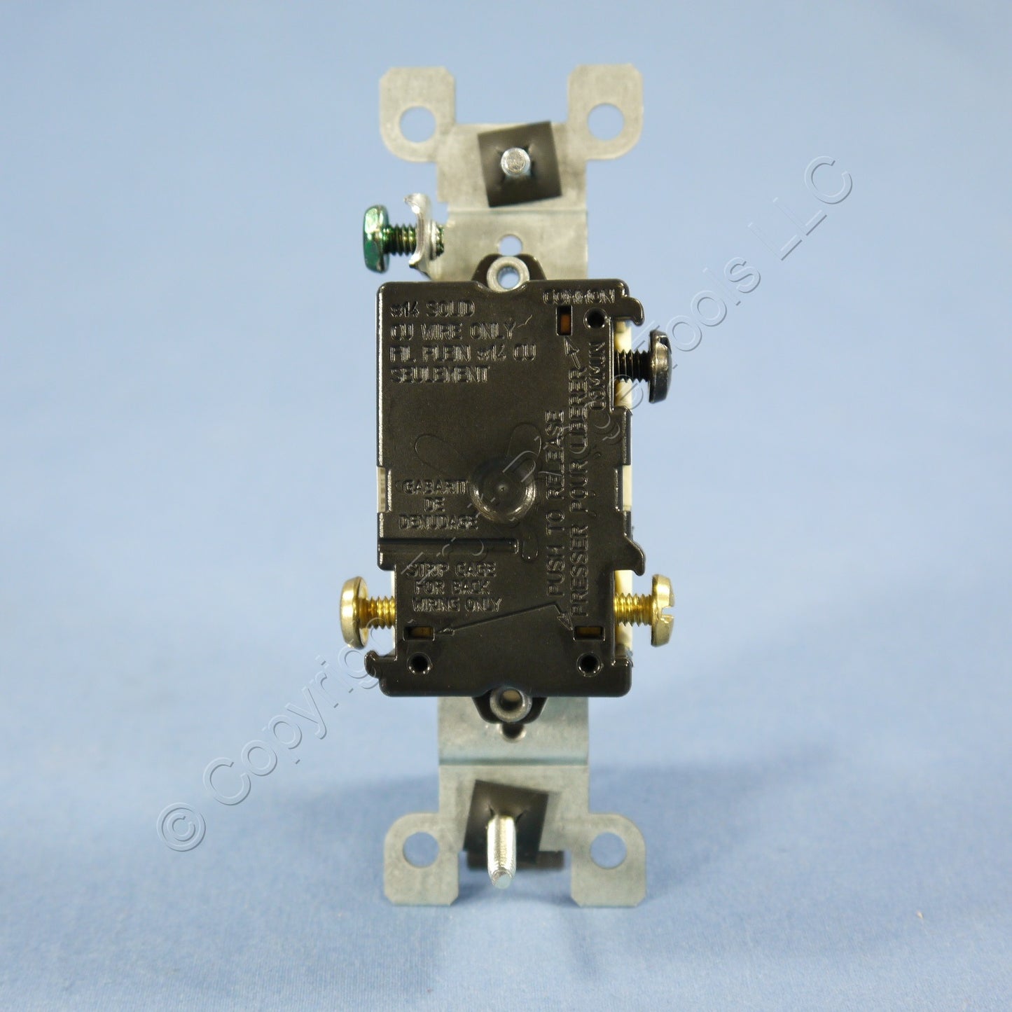 10 Leviton Almond 3-Way Toggle Wall Light Switches Quickwire 15A 120V 1453-R2A
